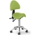 EAN 4250928693068 Krzesło kosmetyczne siodłowe z oparciem obrotowe regulowane BERLIN - zielone Hurtownia Sklep
