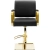 EAN 4062859180094 Fotel fryzjerski barberski kosmetyczny z podnóżkiem Physa OTLEY - czarny ze złotem Hurtownia Sklep