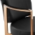 EAN 4062859180100 Fotel fryzjerski barberski kosmetyczny z podnóżkiem Physa NEWENT - czarny z różowym złotem Hurtownia Sklep