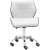 EAN 4062859183156 Krzesło kosmetyczne obrotowe z oparciem na kółkach 45-59 cm ELGG - białe Hurtownia Sklep