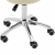 EAN 4062859183224 Krzesło kosmetyczne obrotowe z oparciem na kółkach 46-60 cm ASCONA - ciemny beż Hurtownia Sklep