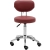 EAN 4062859183231 Krzesło kosmetyczne obrotowe z oparciem na kółkach 46-60 cm ASCONA - bordowe Hurtownia Sklep