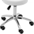 EAN 4062859183262 Krzesło taboret hoker kosmetyczny z oparciem na kółkach do 150 kg ASCONA biały Hurtownia Sklep