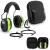 EAN 4062859161451 Słuchawki wygłuszające aktywne zagłuszki ochronne z radiem AUX MP3 Bluetooth - zielone Hurtownia Sklep