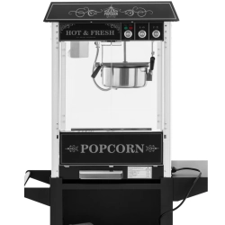 EAN 4062859099709 Profesjonalna maszyna do popcornu na wózku z oświetleniem RETRO 88 l 1600 W czarna Hurtownia Sklep
