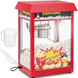 EAN 4062859099754 Maszyna urządzenie do prażenia popcornu retro TEFLON 1600 W 5-6 kg/h - czerwona Hurtownia Sklep