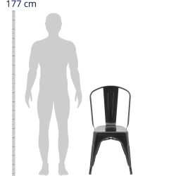 EAN 4062859233653 Krzesło barowe loft siedzisko 35 x 35 cm do 150 kg brązowe - 2 szt. Hurtownia Sklep
