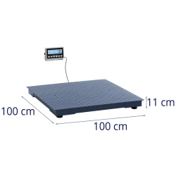 EAN 4062859066015 Waga platformowa magazynowa LCD 100 x 100 cm 1000 kg / 0.2 kg Hurtownia Sklep