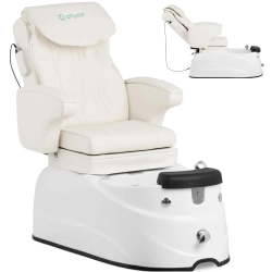 EAN 4062859226327 Fotel podologiczny do pedicure z masażem i brodzikiem elektryczny 105 W - biały Hurtownia Sklep