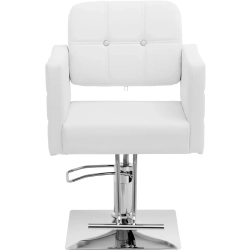 EAN 4062859235770 Fotel fryzjerski barberski kosmetyczny z podnóżkiem Physa COTTAM - biały Hurtownia Sklep