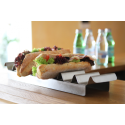 Stojak ekspozytor stalowy do kanapek i Hot Dogów - Hendi 429419