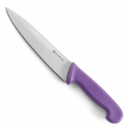 Nóż kuchenny dla alergików HACCP fioletowy dł. 320mm - Hendi 842676 Hurtownia Sklep Cena Tanio