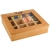 Ekspozytor pudełko na herbatę drewniane 30x28cm - Hendi 456514 Hurtownia Sklep Cena Tanio