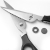 Nożyce kuchenne rozkładane z miękkim uchwytem - otwieracz - HENDI 856284