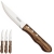 Zestaw noży do steków z drewnianym uchwytem Churrasco JUMBO 4 szt. dł. 255 mm Hurtownia Zielona Góra