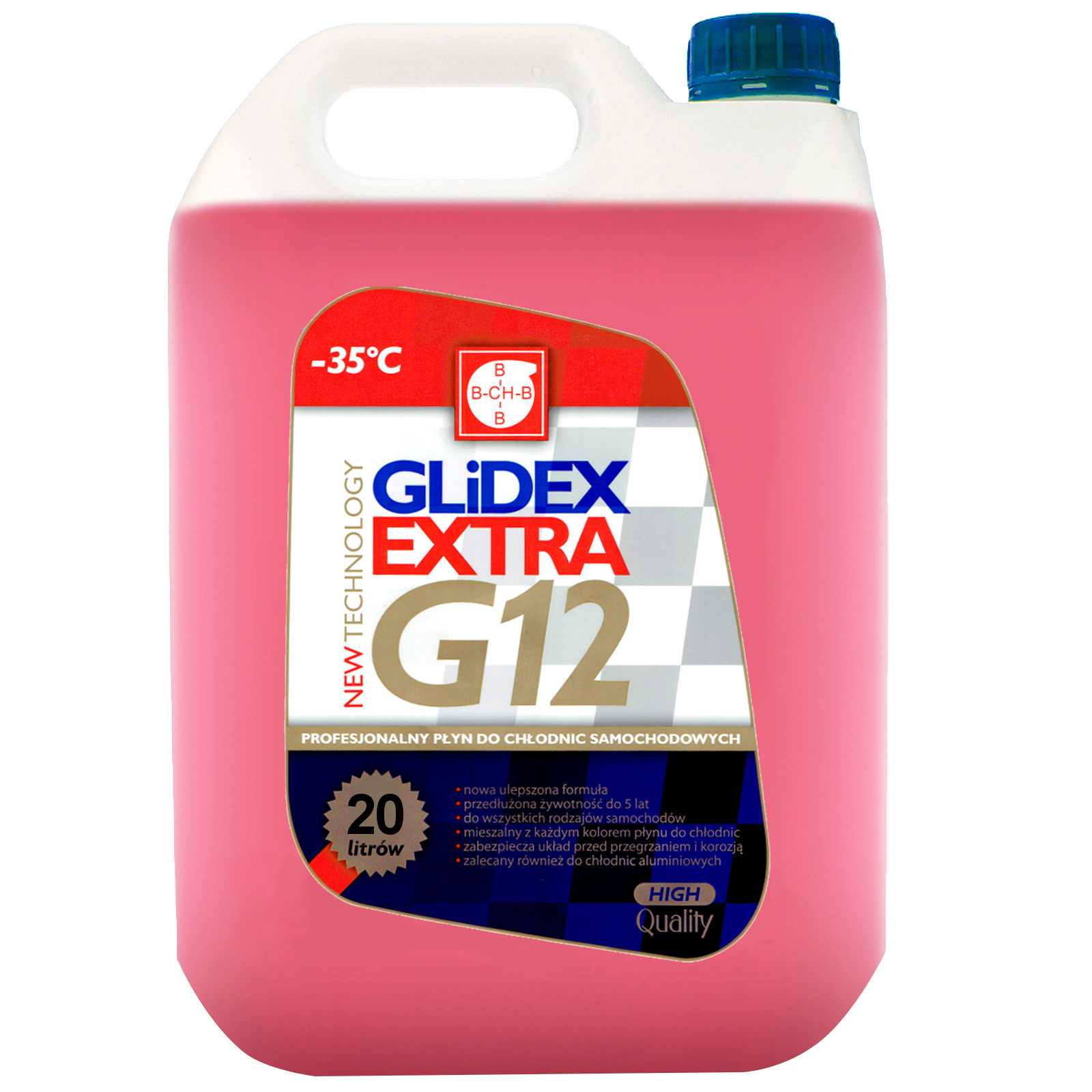 Płyn do chłodnic G12 GLIDEX EXTRA 20L Hurtownia Sklep Cena