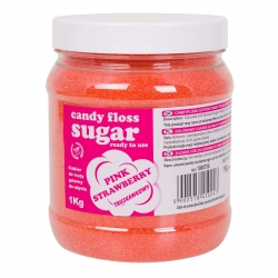 Różowy truskawkowy cukier do waty cukrowej producent hurtownia sklep tanio.