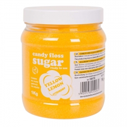 Żółty cytrynowy cukier do waty cukrowej producent hurtownia sklep tanio.