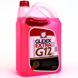 Płyn do chłodnic G12 GLIDEX EXTRA z atestami DAF - MB - 325.3 5L Hurtownia Sklep Cena Tanio