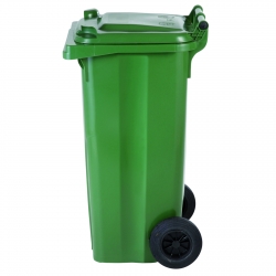 Pojemnik kubeł na odpady i śmieci ATESTY Europlast Austria - zielony 120L