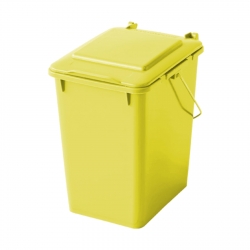 EUROPLAST AUSTRIA Pojemnik kosz do segregowania śmieci i  odpadków żółty 10l hurtownia sklep Zielona Góra