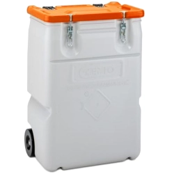 Pojemnik na odpady niebezpieczne MOBIL BOX 170L - pomarańczowy