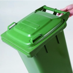 Pojemnik kosz kubeł na odpady śmieci EUROPLAST 80L zielony Europlast Austria 5902578455617