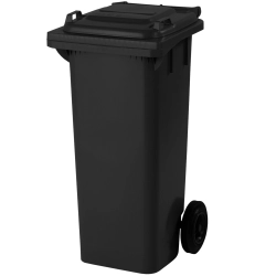 Pojemnik kosz kubeł na odpady śmieci EUROPLAST 80L czarny Europlast Austria 5902578455624