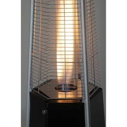 MEVA ® Lampa grzejnik promiennik ciepła ogrodowy HEXAGON na gaz PB LPG wys. 195cm 12,5kW Hurtownia Sklep Cena Tanio