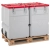 Pojemnik na odpady niebezpieczne MOBIL BOX 170L - czerwony