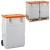 Pojemnik na odpady niebezpieczne MOBIL BOX 170L - pomarańczowy Hurtownia Sklep