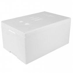Termobox pudełko termiczne styropianowe z pokrywką atest PZH 580x380x265mm 32L Arpack Hurtownia Sklep Cena Tanio