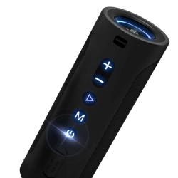Bezprzewodowy głośnik Bluetooth T6 Pro 45W + LED czarny  Tronsmart 6970232013977