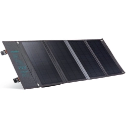 Ładowarka solarna słoneczna turystyczna USB USB C 36W QC PD szara  CHOETECH 6971824979411