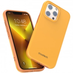Etui do iPhone 13 Pro MFM Anti-drop case pomarańczowy  CHOETECH 6932112101365