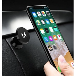 Uchwyt samochodowy na telefon na deskę rozdzielczą magnetyczny 360 czarny Wozinsky 5907769300301