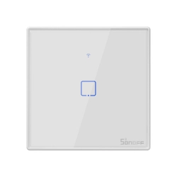 Jednokanałowy dotykowy włącznik światła przełącznik przycisk WiFi biały T2EU1C-TX Sonoff 6920075725711