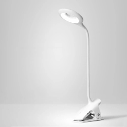 Bezprzewodowa lampka LED do czytania z klipsem + kabel micro USB czarny Hurtel 9145576237588