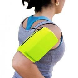 Opaska na ramię do biegania ćwiczeń fitness armband L zielony Hurtel 9145576257944