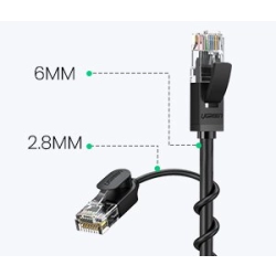 Patchcord kabel przewód sieciowy Ethernet RJ45 Cat 6A UTP 1000Mbps 10m UGREEN 6957303876563