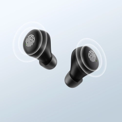 Bezprzewodowe słuchawki TWS Bluetooth 5.1 300mAh czarny  JOYROOM 6941237177162