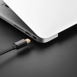 Kabel przewód Mini DisplayPort - DisplayPort 2K 4K 1.5m czarny  UGREEN 6957303814770