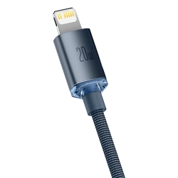Kabel przewód do szybkiego ładowania i transferu danych USB-C Iphone Lightning 20W 2m czarny  BASEUS 6932172602772