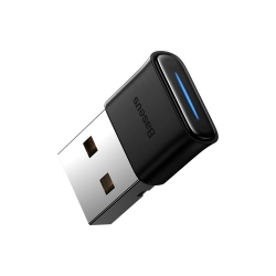 Mini adapter Bluetooth 5.0 USB odbiornik nadajnik do komputera czarny  BASEUS 6932172604271