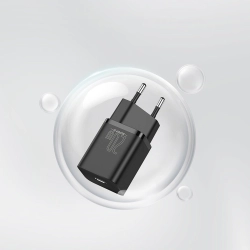 BASEUS 6953156230064 Szybka ładowarka do Iphone Super Si 1C 20W Power Delivery + kabel USB-C - Lightning 1m biały