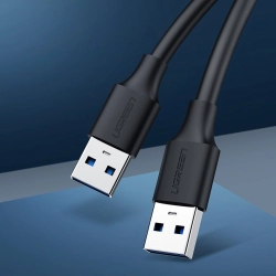 UGREEN 6957303813117 Kabel przewód USB 2.0 męski 2m czarny