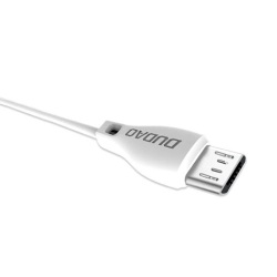 DUDAO 6970379611692 Przewód kabel USB - micro USB 2.4A 2m biały