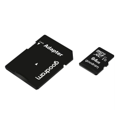 Goodram 5908267930151 Karta pamięci Microcard 64GB micro SD XC UHS-I class 10 + adapter SD