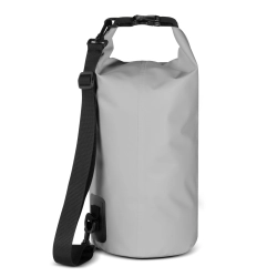 HURTEL 9145576276532 Worek plecak torba Outdoor PVC turystyczna wodoodporna 10L - szara