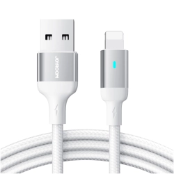 JOYROOM 6941237198938 Kabel przewód iPhone USB - Lightning do szybkiego ładowania A10 Series 2.4A 3m biały
